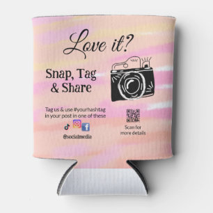 snap tag share media camera add socials love it. A Can Cooler