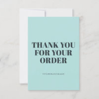 Snap Tag Share Small Business Thank You Card
