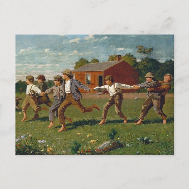 Snap the Whip | Winslow Homer Postcard (Front)