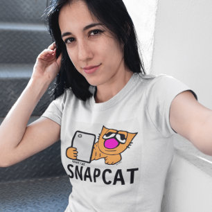 SNAPCAT SELFIE GINGER CAT GIBBY CAT T-shirts