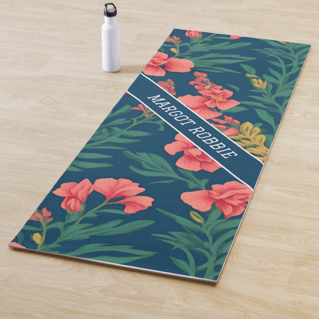 Snapdragon Rainbow Colourful Personalised Pattern Yoga Mat (In Situ)