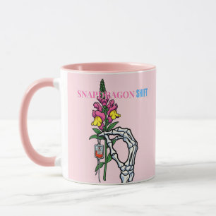 Snapdragon Shift Skeleton Nurse Mug–Dark Humour IV Mug