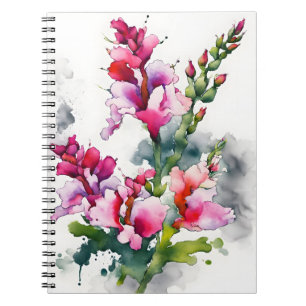 Snapdragon - Watercolor flowers Notebook
