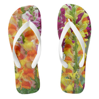 Snapdragons Colourful Floral Jandals
