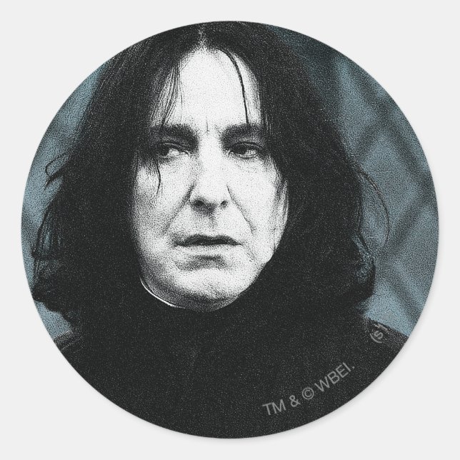 Snape 1 classic round sticker (Front)