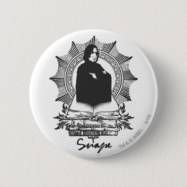 Snape 2 6 cm round badge (Front)