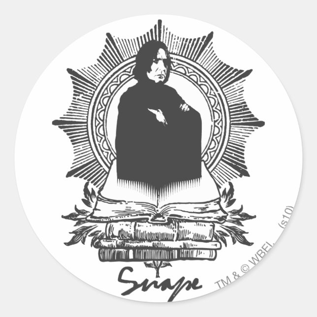 Snape 2 classic round sticker (Front)