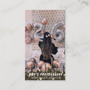 Snapping Special Moments Birthday Photographer Business Card