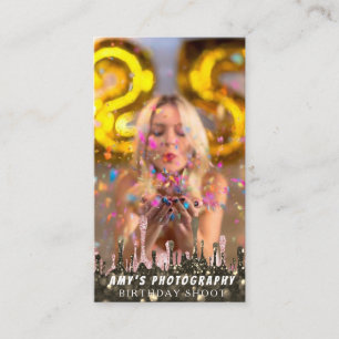 Snapping Special Moments Birthday Photographer Business Card