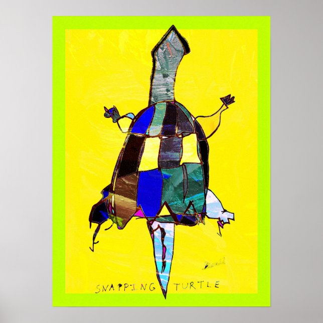 Snapping Turtle 18 x 24 poster  (Front)
