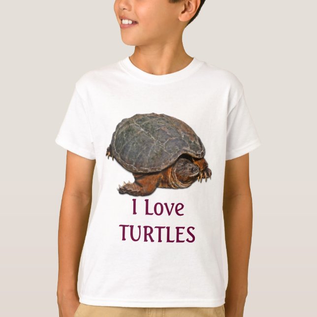 Snapping Turtle Terrapin-lover Gift T-Shirt (Front)