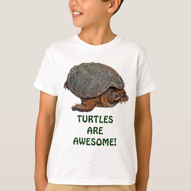 Snapping Turtle Terrapin-lover Gift T-Shirt (Front)