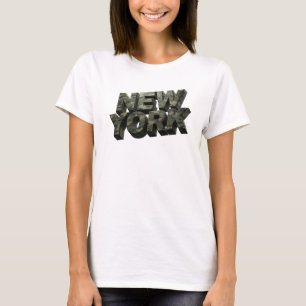 Snappy Colourful NEW YORK Text Design T-Shirt