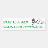 Snappy Cow Bumper Sticker
