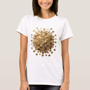 Snappy Gold GOLDEN COINS EXPLOSION Quote Design T-Shirt