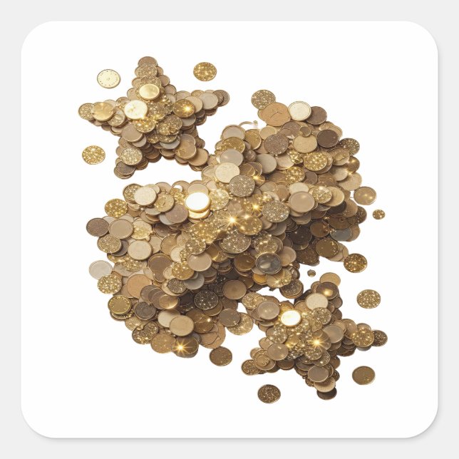 Snappy Gold GOLDEN STARS Craft Sticker (Front)