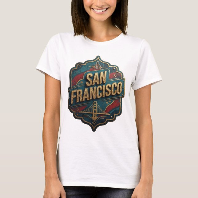 Snappy Gold SAN FRANCISCO Tee (Front)