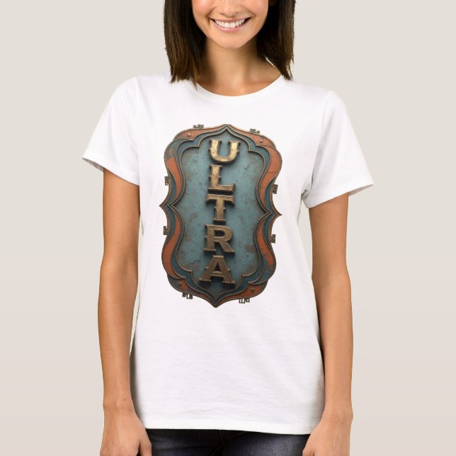 Snappy Gold ULTRA Modern Design T-Shirt (Front)