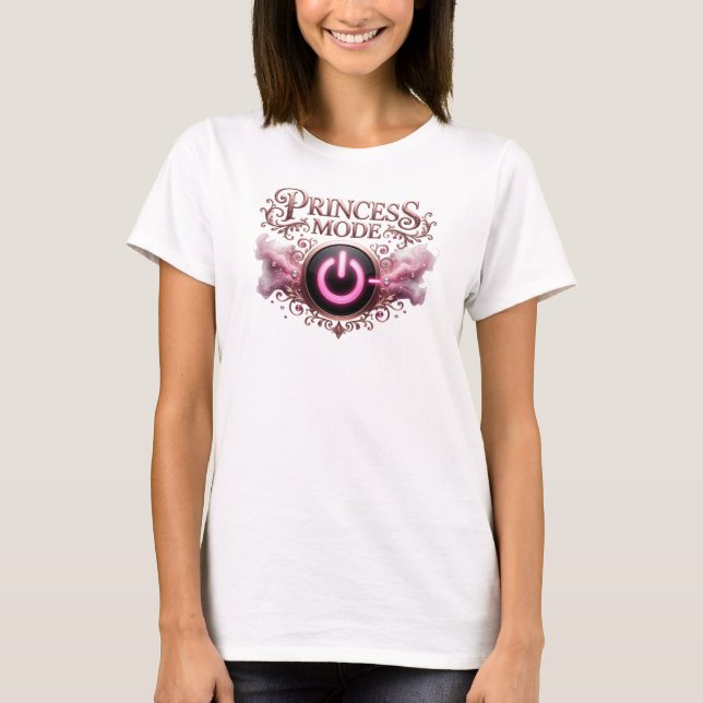 Snappy Red PRINCESS MODE Tee (Front)
