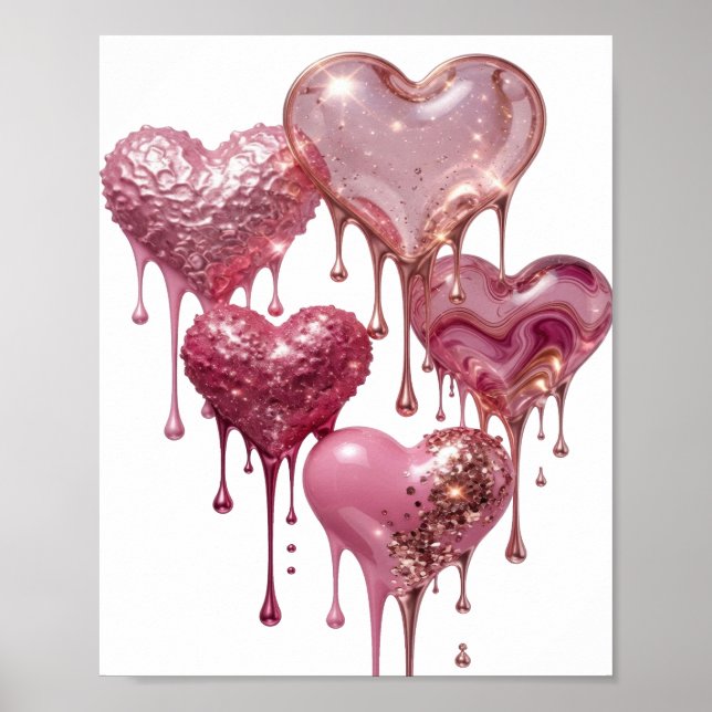 Snappy Silver ABSTRACT ART Art Print (Front)
