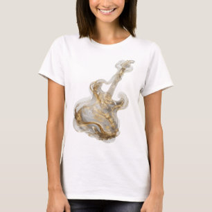 Snappy Silver ABSTRACT ART Fashion Print T-Shirt