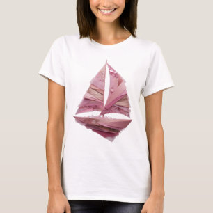 Snappy Silver ABSTRACT ART Modern Design T-Shirt