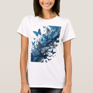Snappy Silver BUTTERFLIES IN WATER Graphic Tee