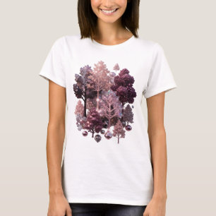 Snappy Silver GLOWING TREES Quote Shirt