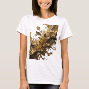 Snappy Silver GOLDEN LEAVES AND JELLY BUBBLES T-Shirt