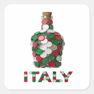 Snappy Silver ITALY Sticker Motif
