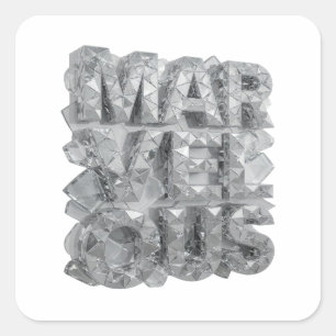 Snappy Silver MARVELOUS Gift Sticker