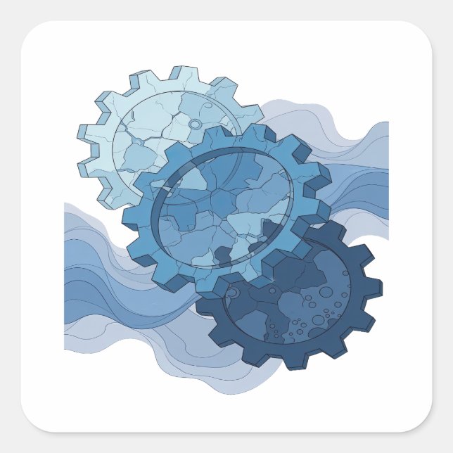 Snappy Silver WATER POWERED GEAR SYSTEM Sticker (Front)