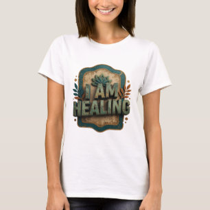 Snappy Teal I AM HEALING Custom Tee