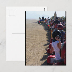 Snapshot Quad Bike Postcard