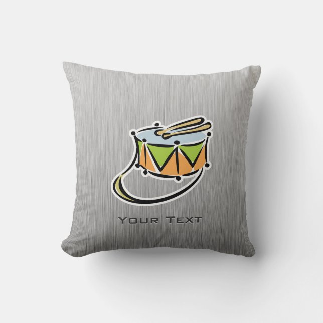 Snare Drum; Brushed metal-look Cushion (Front)