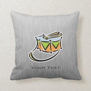 Snare Drum; Brushed metal-look Cushion