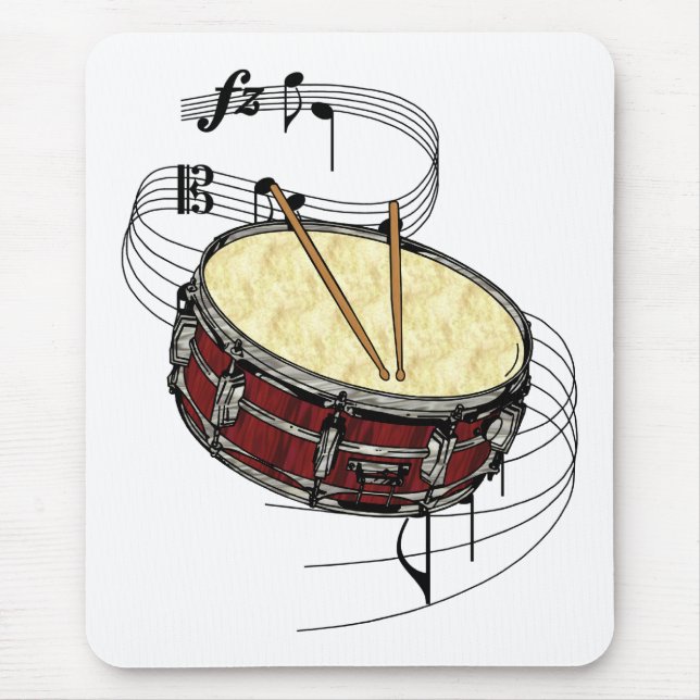 Snare Drum Mouse Pad (Front)