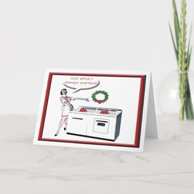 Snarkalicious Christmas Card No Major Appliances (Front)