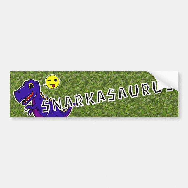 Snarkasaurus Bumper Sticker (Front)