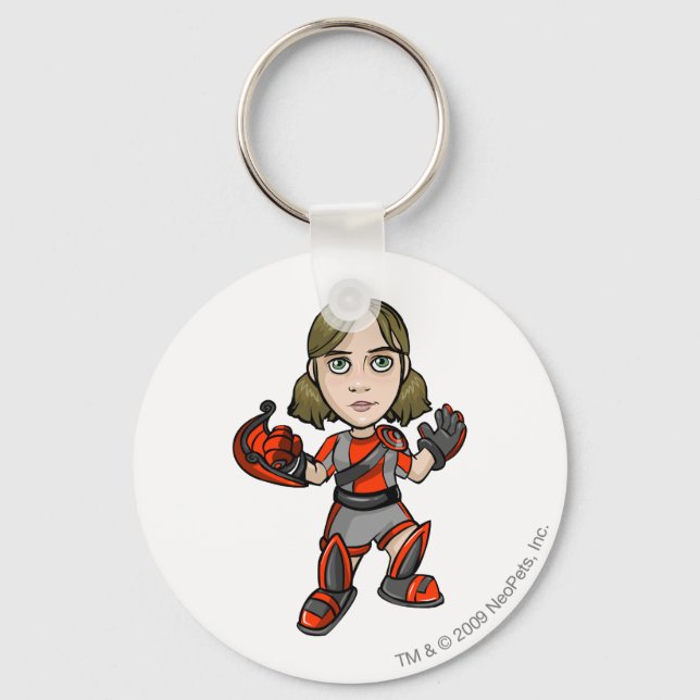 Snarkie Virtupets Space Station Staff Player Key Ring (Front)