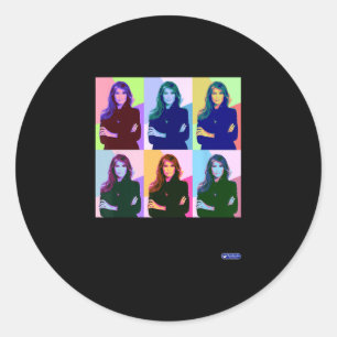 Snarknado Pop Art Melania Trump Ii Uni-adults Blac Classic Round Sticker