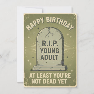 Snarky Birthday Card for an Older Person