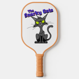 Snarky Cats Pickleball Baddies  Paddle