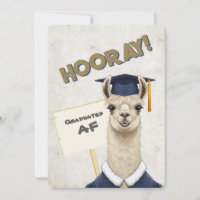 Snarky & Cute Graduation Cards - Llama & More!