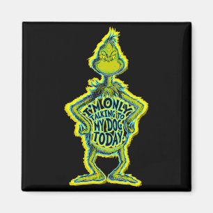 Snarky Funny Im Only Talking To My Dog T  Magnet