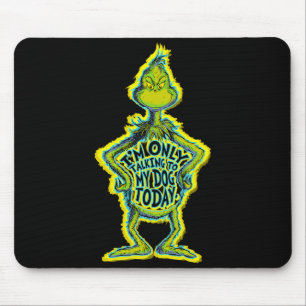 Snarky Funny Im Only Talking To My Dog T Mouse Pad