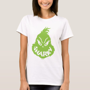 Snarky Grinch The Grinch Face T-Shirt