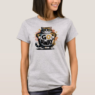 Snarky Humour Unisex T-Shirt "GO AWAY"