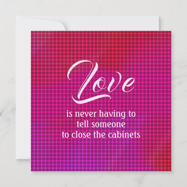 Snarky Valentines Day Card (Front)