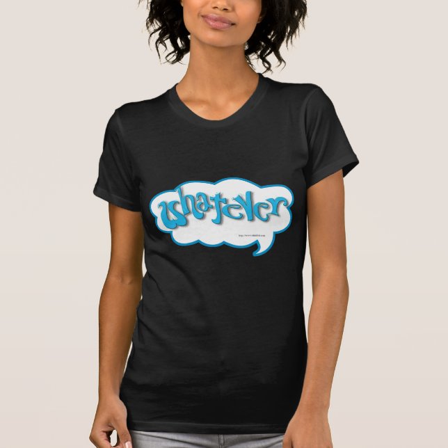 Snarky Whatever Hand Lettered Sarcasm T-Shirt (Front)